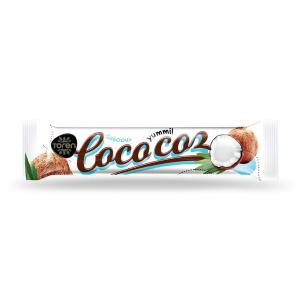 Cococoz bar covered with milk compound