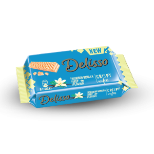Delisso Bourbon Vanilla Cream Flavour Crispy Wafer