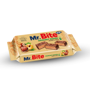 Mr.Bite Milk Chocolate Coated Wafers With Hazelnut Cream